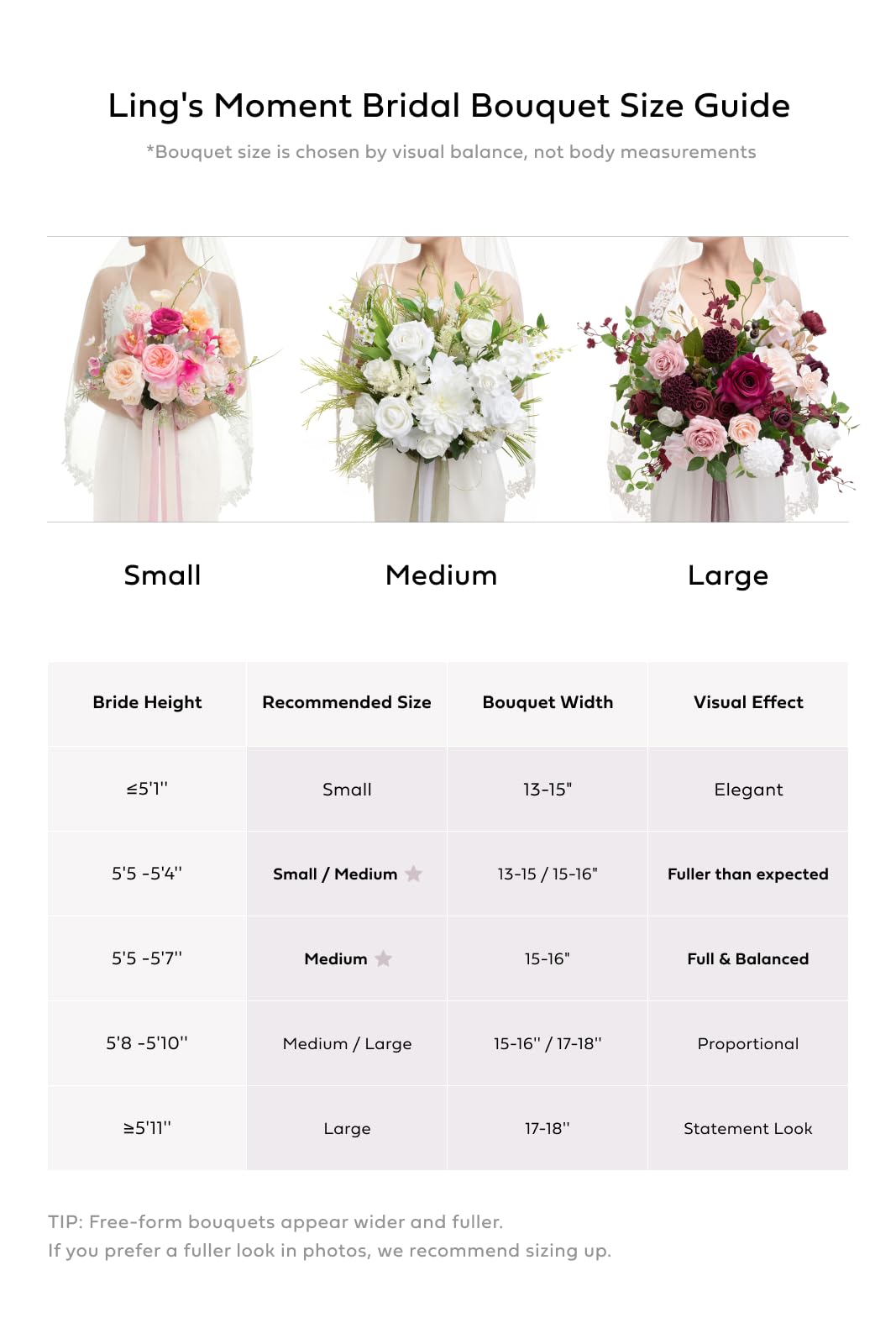 Amazon｜Ling's Moment ボヘミアンウェディングブーケ 花嫁用